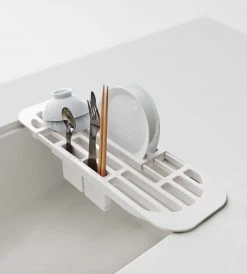 Yamazaki | Tower Sink Drainer Rack White Homewares