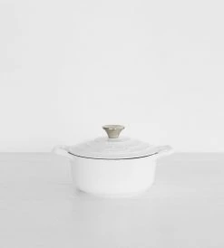 La Cuisine | Round Casserole Pot | White | 20cm Homewares