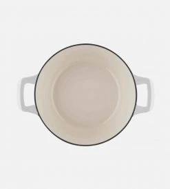 La Cuisine | Round Casserole Pot | White | 20cm Homewares