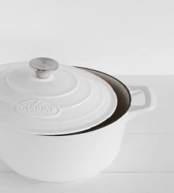 Homewares La Cuisine | Round Casserole Pot | White | 28cm