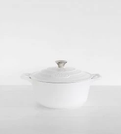 Homewares La Cuisine | Round Casserole Pot | White | 26cm