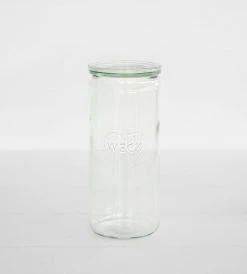 Homewares Weck | Cylinder Jar With Glass Lid