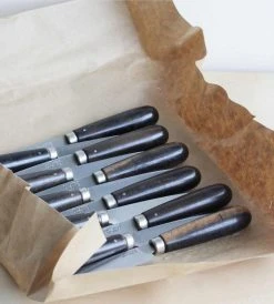 Pallares Solsona | Kitchen Knife | Ebony | 10cm Stainless Steel Blade