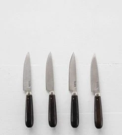 Pallares Solsona | Kitchen Knife | Ebony | 10cm Stainless Steel Blade