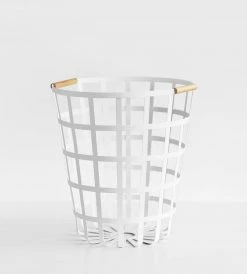 Homewares Yamazaki | Tosca Laundry Basket Round White