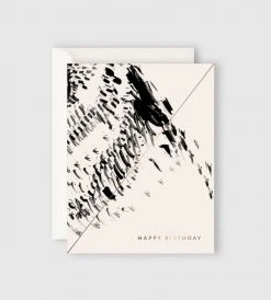 Father Rabbit Stationery | Bird Pattern Happy Birthday Card