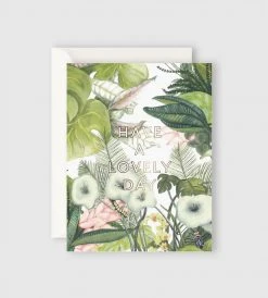 Father Rabbit Stationery | Botanical Have A Lovely Day Card Gifting