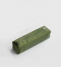 Delfonics | Marek Canvas Box Pencil Case | Olive Homewares