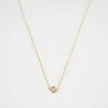 Fashion + Beauty Sophie | Little Letter Necklace | Gold