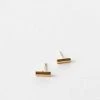 Sophie | Mini Bar Earrings | Gold Fashion + Beauty