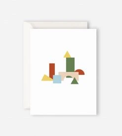 Father Rabbit Stationery | City Blocks Card