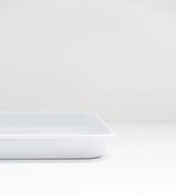 Falcon Enamelware White Enamel | Rectangular Tray | 30cm