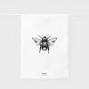 Father Rabbit Limited Father Rabbit | Bee Linen Tea Towel | Cream Homewares