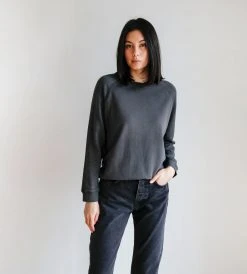 Father Rabbit Limited Father Rabbit | Plain Crew | Aged Charcoal Fashion + Beauty