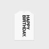 Gifting Father Rabbit Stationery Gift Tag | Bold Happy Birthday