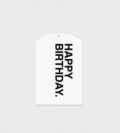 Gifting Father Rabbit Stationery Gift Tag | Bold Happy Birthday