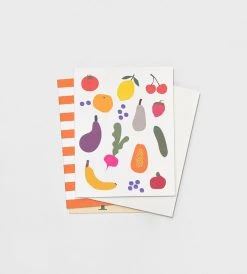 Father Rabbit Stationery | Colourful Fruit Card