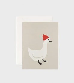 Gifting Father Rabbit Stationery | Duck Red Hat Card