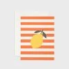 Father Rabbit Stationery | Lemon Stripe Card