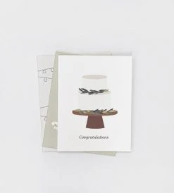 Father Rabbit Stationery | Wedding Cake Congratulations Card