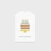 Father Rabbit Stationery Gift Tag | Happy Birthday Cake Gifting