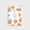 Father Rabbit Stationery Homewares Father Rabbit | Notebook | Oranges