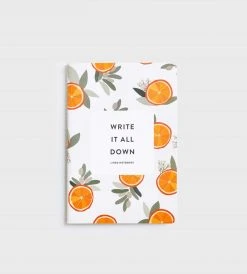 Father Rabbit Stationery Homewares Father Rabbit | Notebook | Oranges