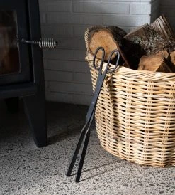 Homewares Pallares Solsona | Hand Forged Firewood Tongs | 48cm