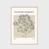 Warranbrooke Homewares Flower Market Winter Framed Print | Black