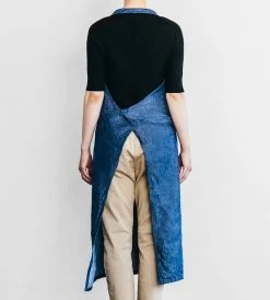 Fog Linen | Aterier Denim Apron | Blue Homewares