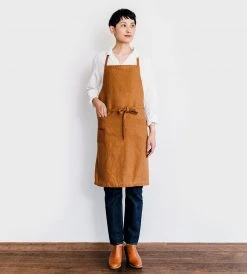 Fog Linen | Daily Apron | Ochre