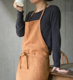 Fog Linen | Daily Apron | Ochre