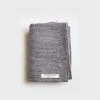 Fog Linen | Linen Chambray Towel | Grey