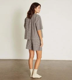 General Sleep | Camilla Set | Chocolate Gingham