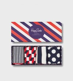 Happy Socks | Gift Set Classic Navy | Pack Of 4