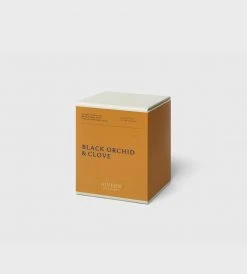 Homewares Hivern | Black Orchid & Clove Candle | Dark Navy