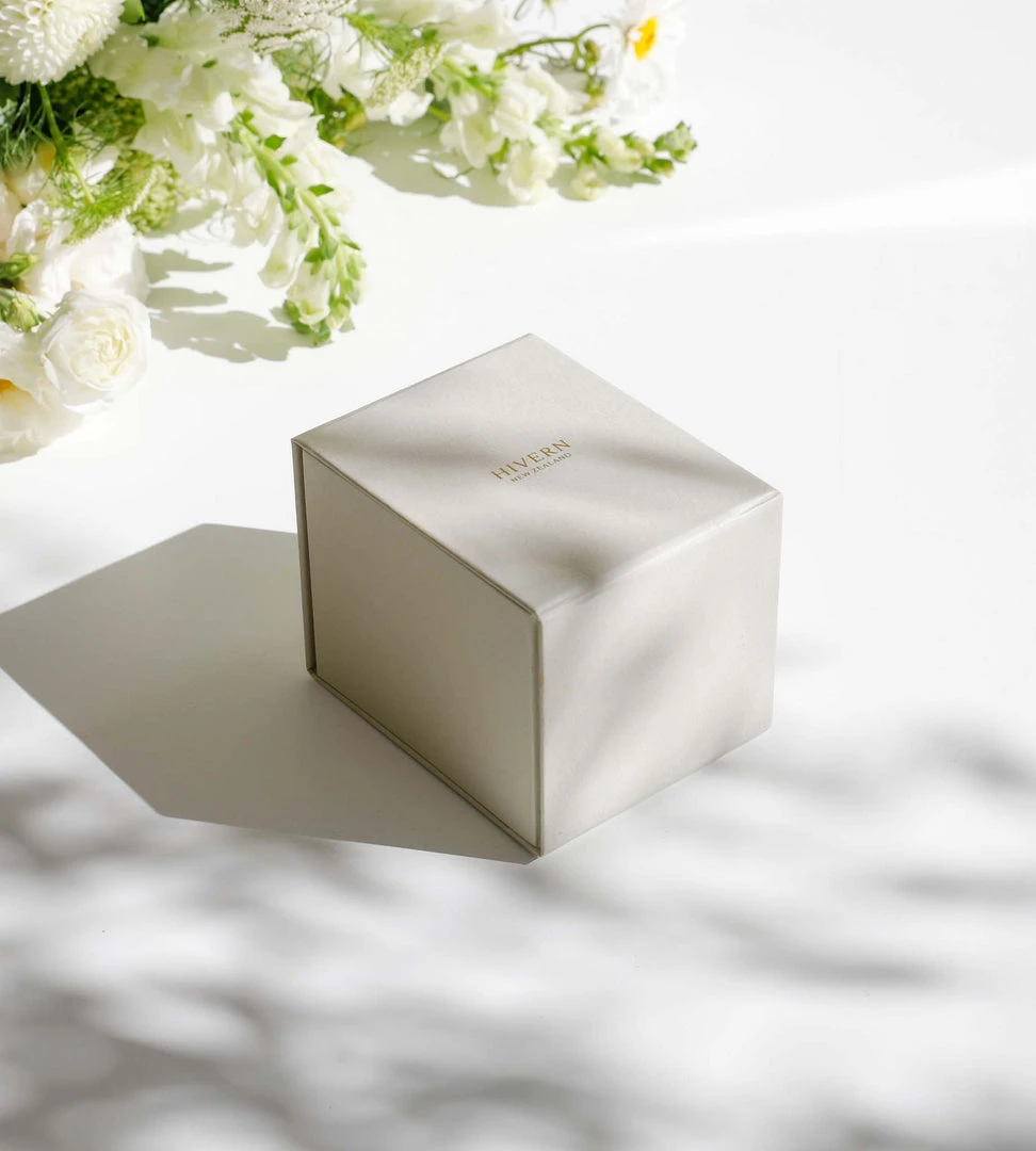 Hivern | Lemongrass & Grapefruit Candle | Dark Navy