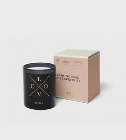 Hivern | Lemongrass & Grapefruit Candle | Dark Navy