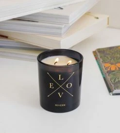 Homewares HIVERN | TUBEROSE & BERGAMOT CANDLE | DARK NAVY
