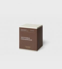 Homewares Hivern | Vetiver & Cedarwood Candle | Dark Navy