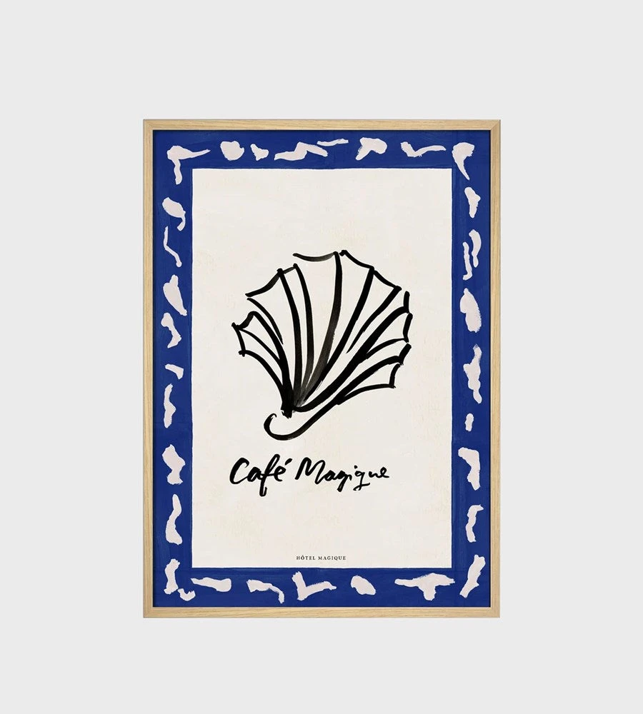 Hotel Magique | Cafe Magique Unframed Print | A2