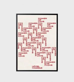Hotel Magique | Power Of Love Framed Print | A3