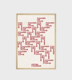 Hotel Magique | Power Of Love Framed Print | A3