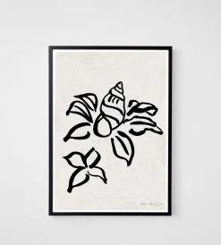 Hotel Magique | Shell Flower Framed Print | A3 Homewares