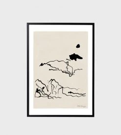 Homewares Hotel Magique | Sunbathers Unframed Print | A3