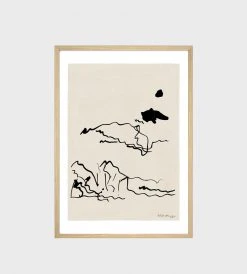 Homewares Hotel Magique | Sunbathers Unframed Print | A2