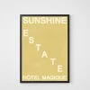 Hotel Magique | Sunshine Estate Framed Print | A2 Homewares
