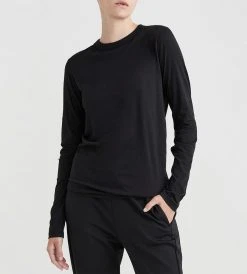 Jac And Jack Fashion + Beauty Jac+Jack | Davies Longsleeve Tee | Black