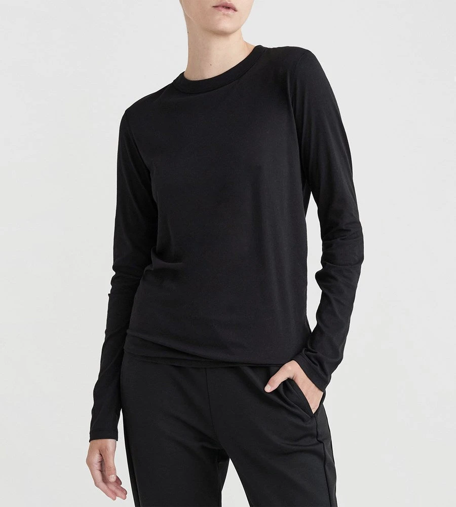 Jac And Jack Fashion + Beauty Jac+Jack | Davies Longsleeve Tee | Black