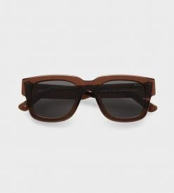 James Ay | Dandy Sunglasses | Transparent Brown Fashion + Beauty